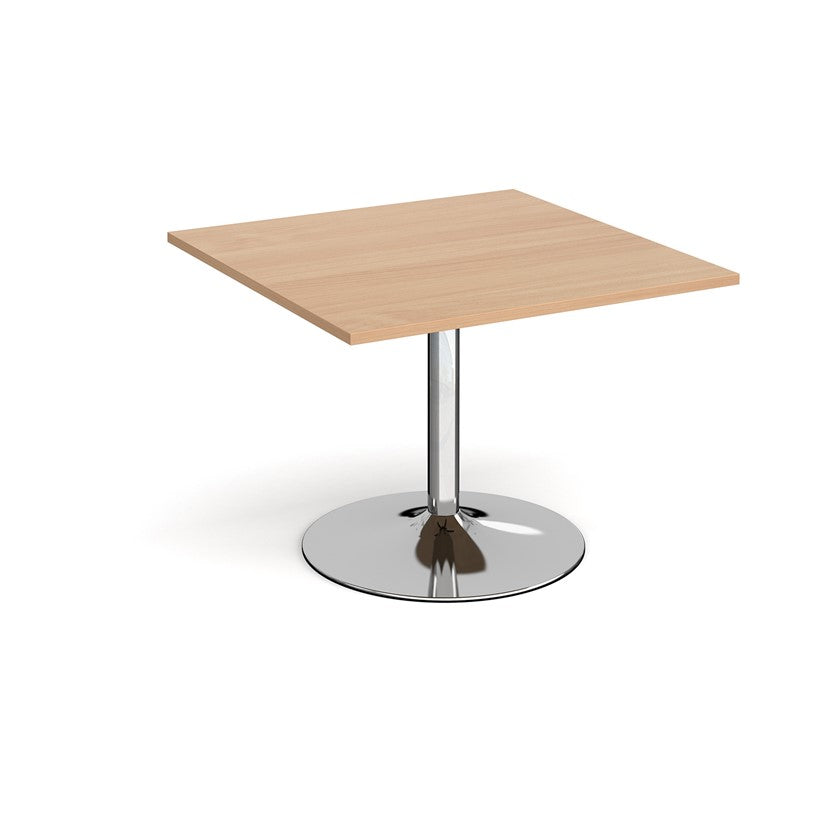 Trumpet Base Boardroom Square Extension Table