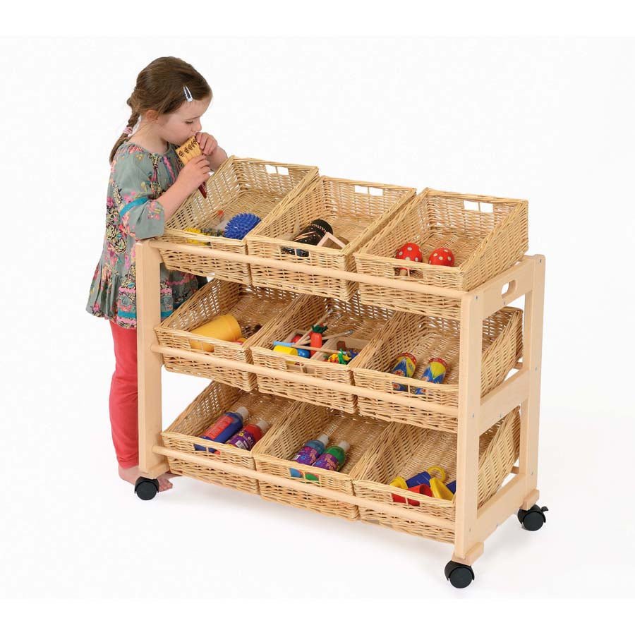 9 Wicker Single Classroom Tidy