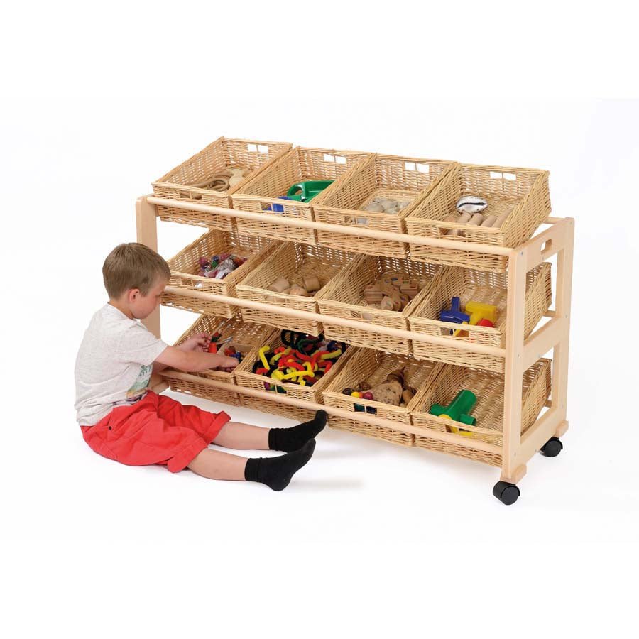 12 Wicker Single Classroom Tidy