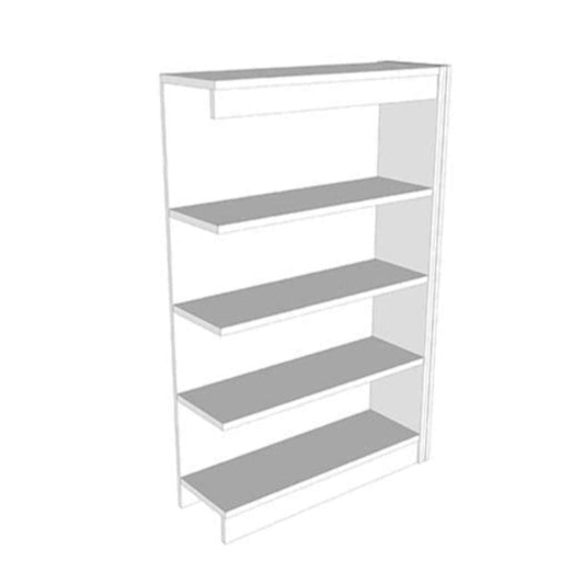 Calypso Add On Shelving Single Sided Freestanding 1200X900