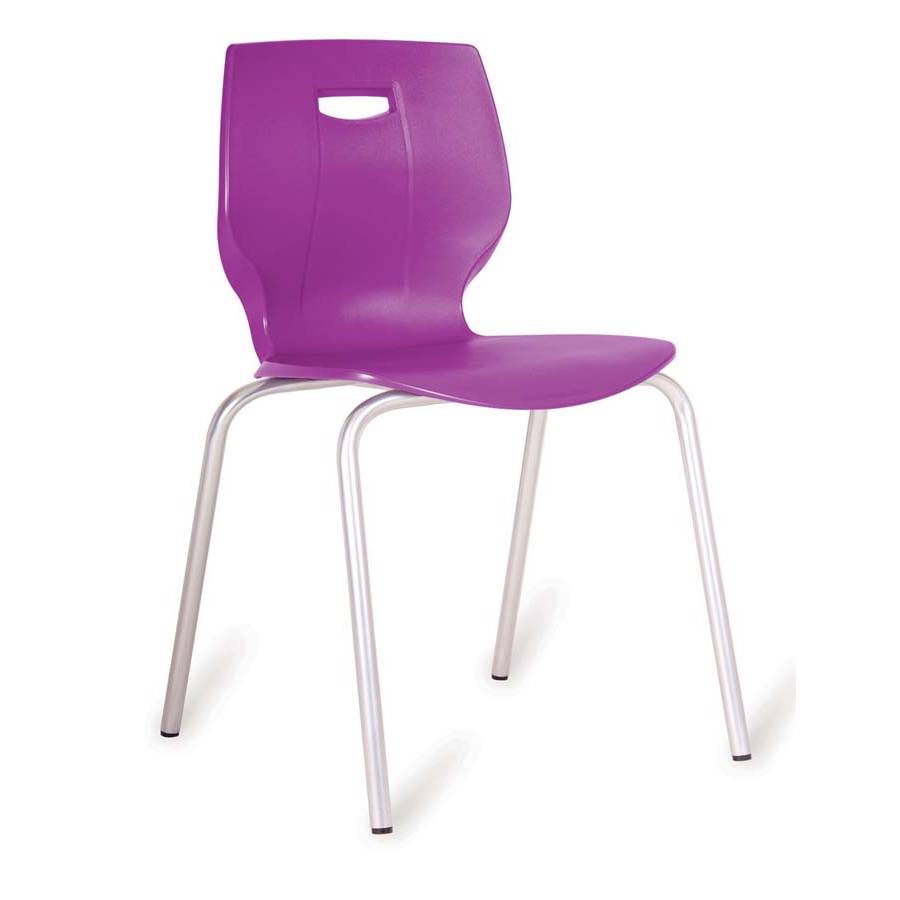 Geo 4 Legged Stacking Poly Chair Seat Height 350