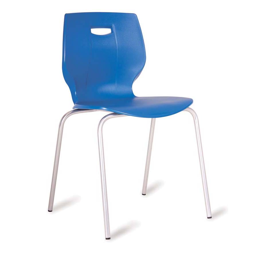 Geo 4 Legged Stacking Poly Chair Seat Height 350