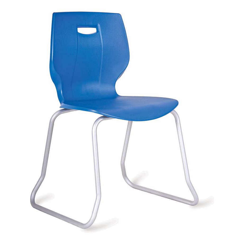 Geo Skid Base Poly Stacking Chair Seat Height 380