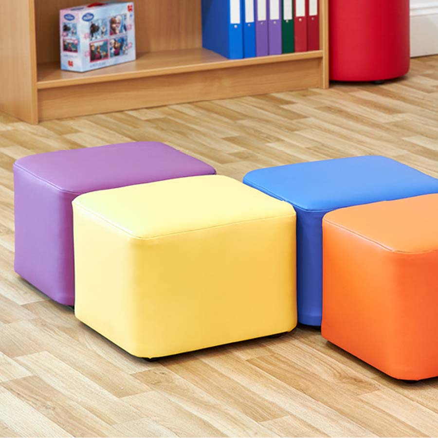 Acorn Early Years Large Cube Foam Seat Set Of Six