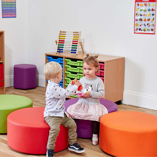 Acorn Early Years Large Dot Foam Seat Set Of Four