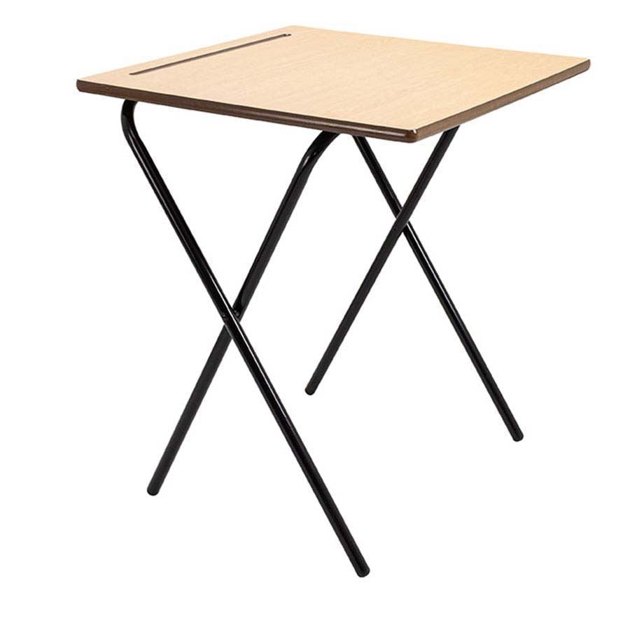 Premium Folding Exam Desks + 1 Trolley