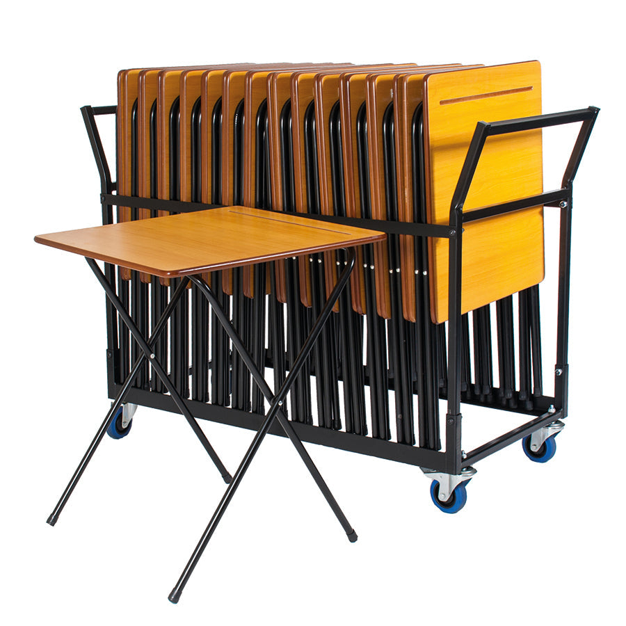 Zlite Package 25 standard exam desks plus trolley