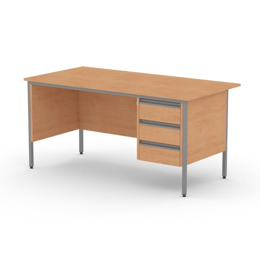 Budget Single 3 Drawer Pedestal Desk