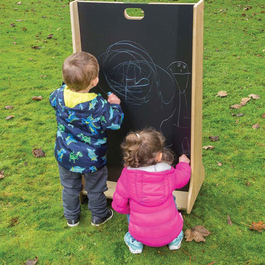 Outdoor Easel Blackboard/Perspex