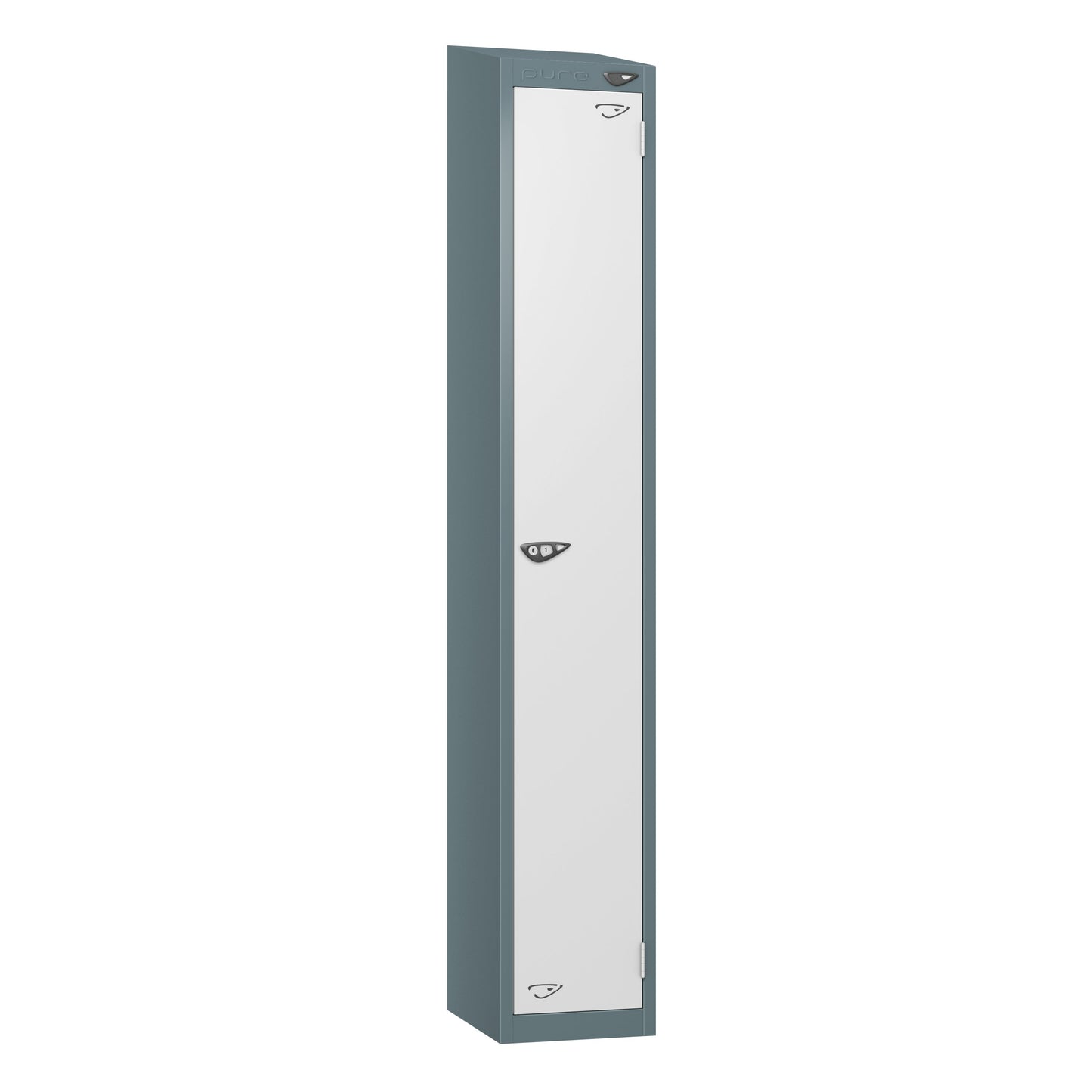 Pure Prime 1 Door Sloping Top Locker H1800xW300xD450mm