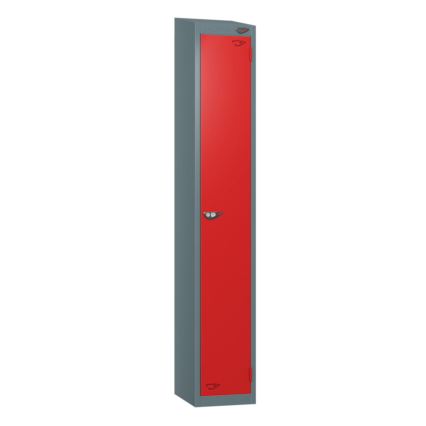 Pure Prime 1 Door Sloping Top Locker H1800xW300xD450mm