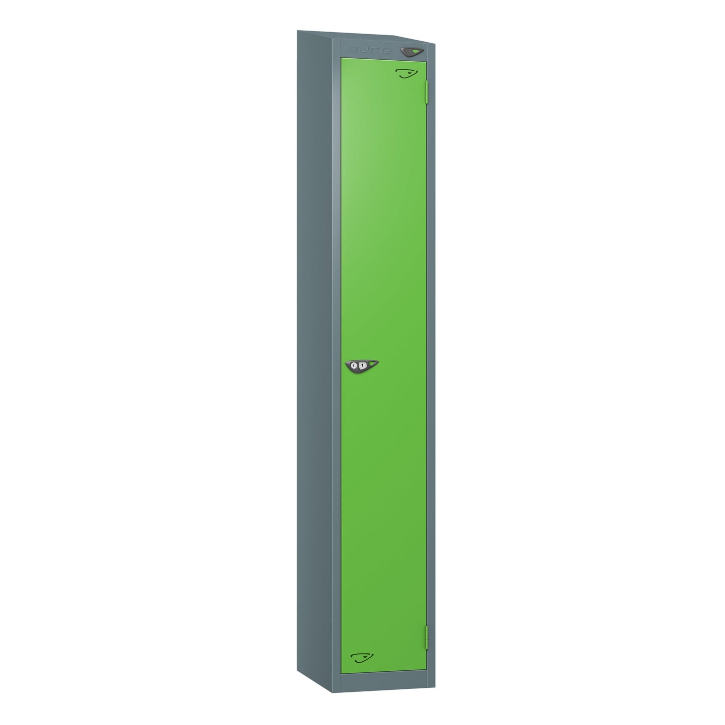 Pure Prime 1 Door Sloping Top Locker H1800xW300xD450mm