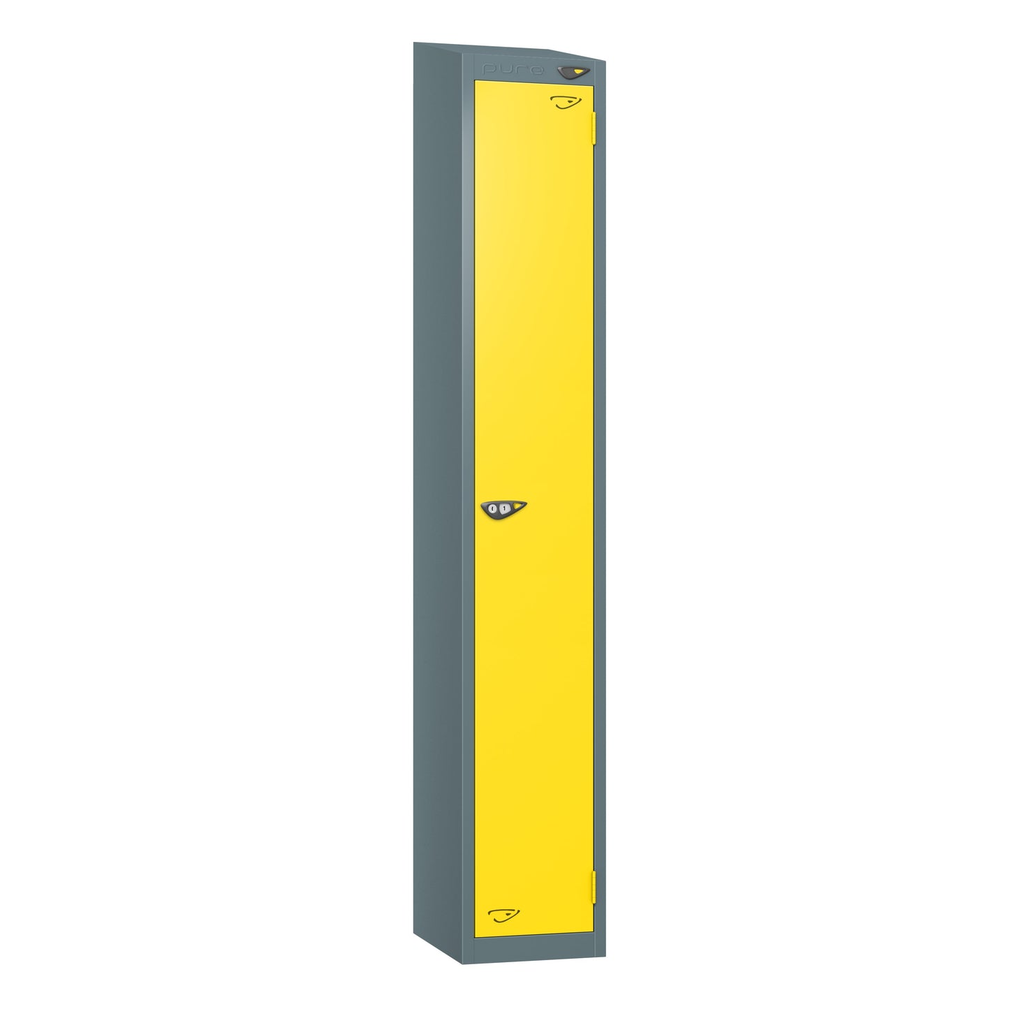 Pure Prime 1 Door Sloping Top Locker H1800xW300xD450mm