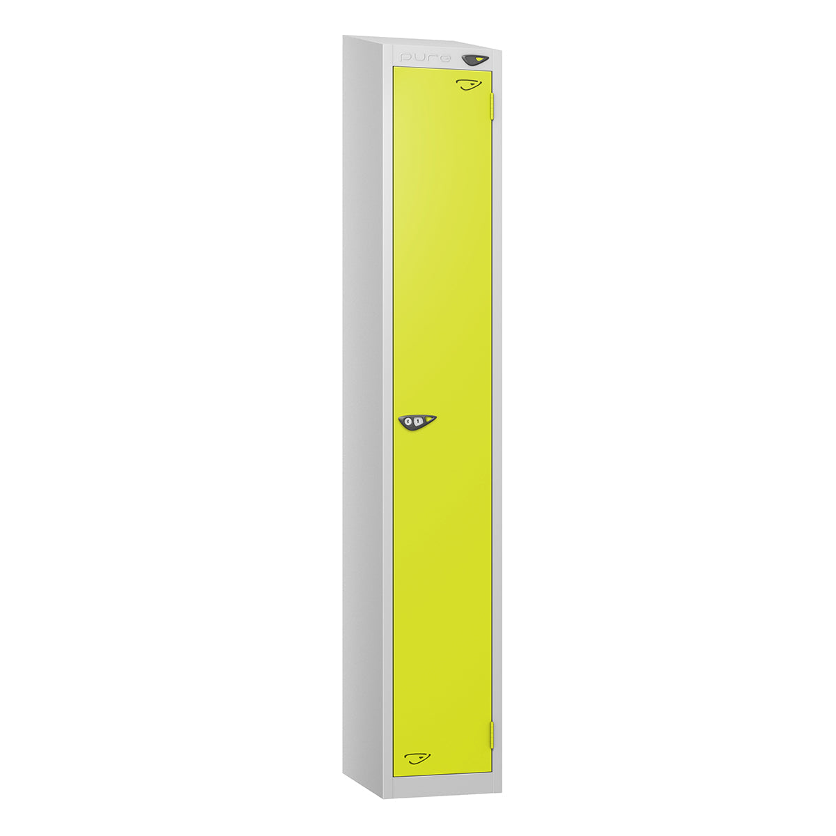 Pure Prime 1 Door Sloping Top Locker H1800xW300xD450mm