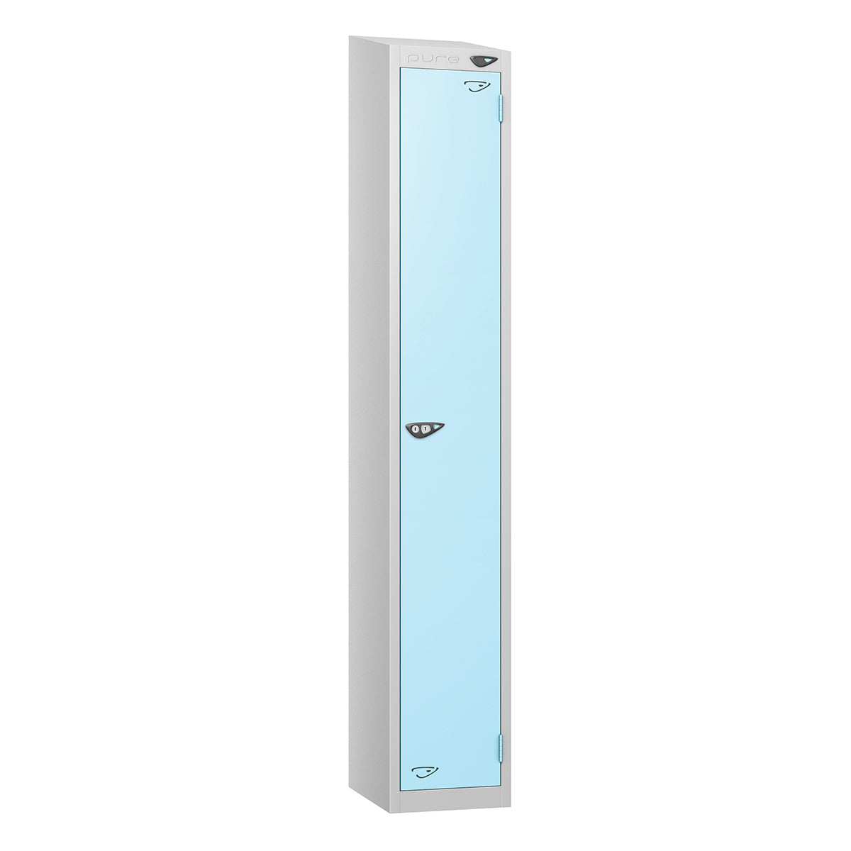 Pure Prime 1 Door Sloping Top Locker H1800xW300xD450mm