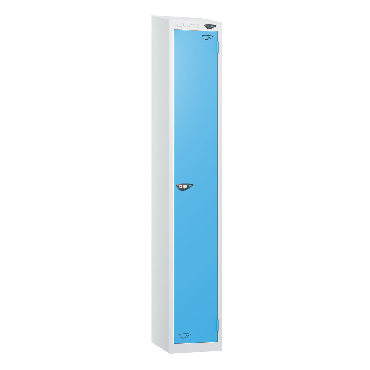 Pure Prime 1 Door Sloping Top Locker H1800xW300xD450mm