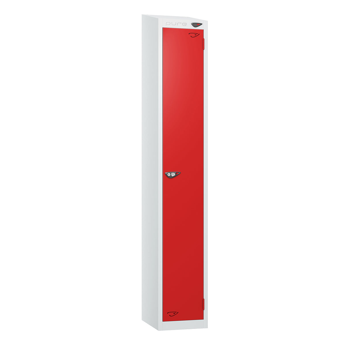 Pure Prime 1 Door Sloping Top Locker H1800xW300xD450mm