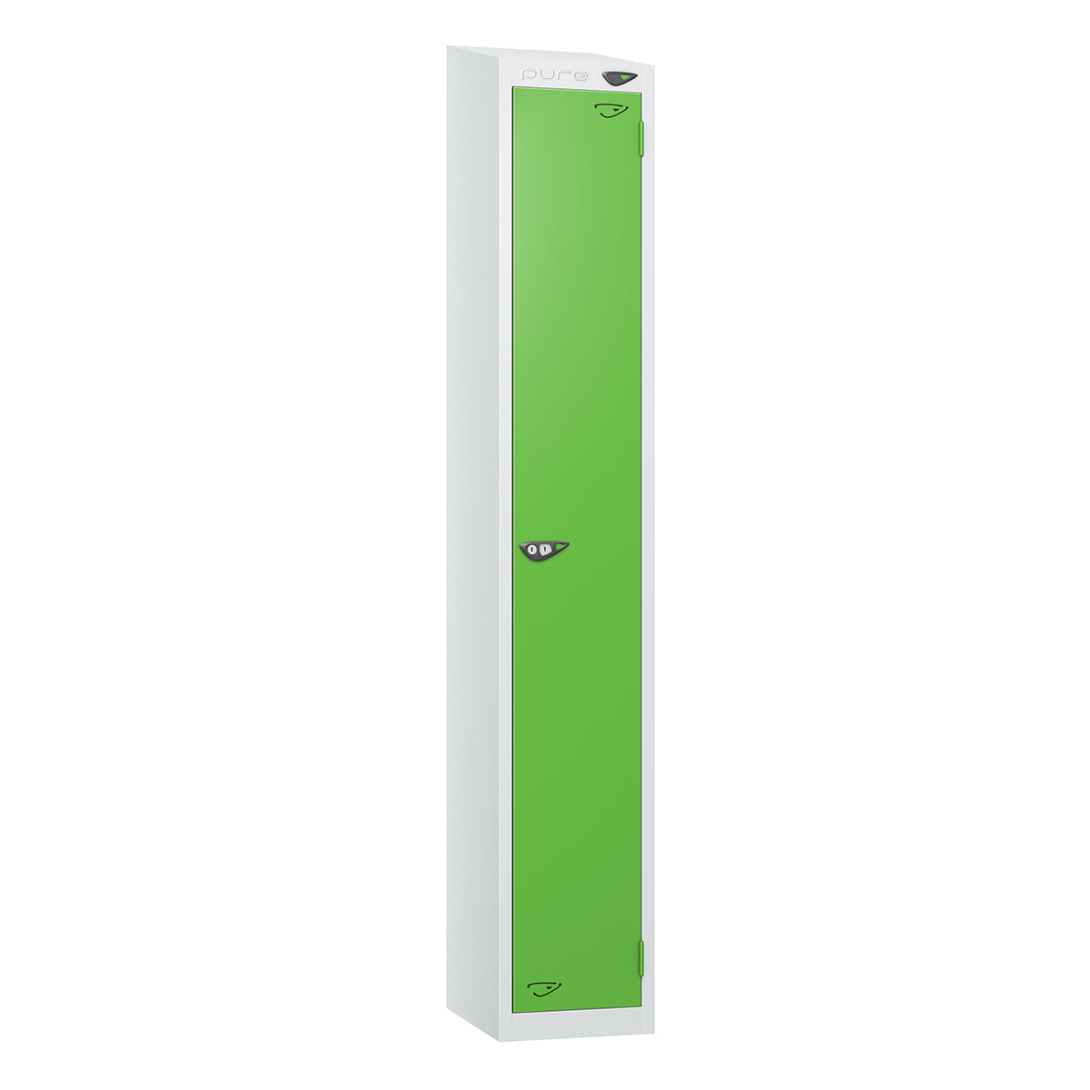 Pure Prime 1 Door Sloping Top Locker H1800xW300xD450mm