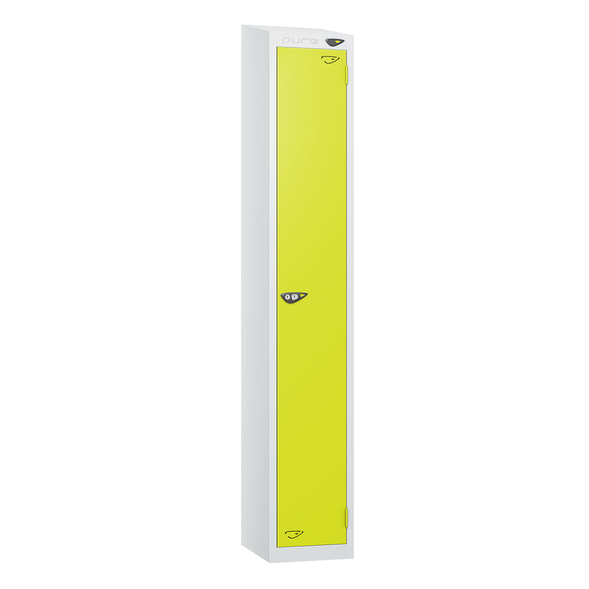 Pure Prime 1 Door Sloping Top Locker H1800xW300xD450mm