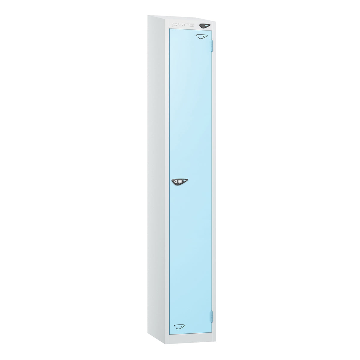 Pure Prime 1 Door Sloping Top Locker H1800xW300xD450mm