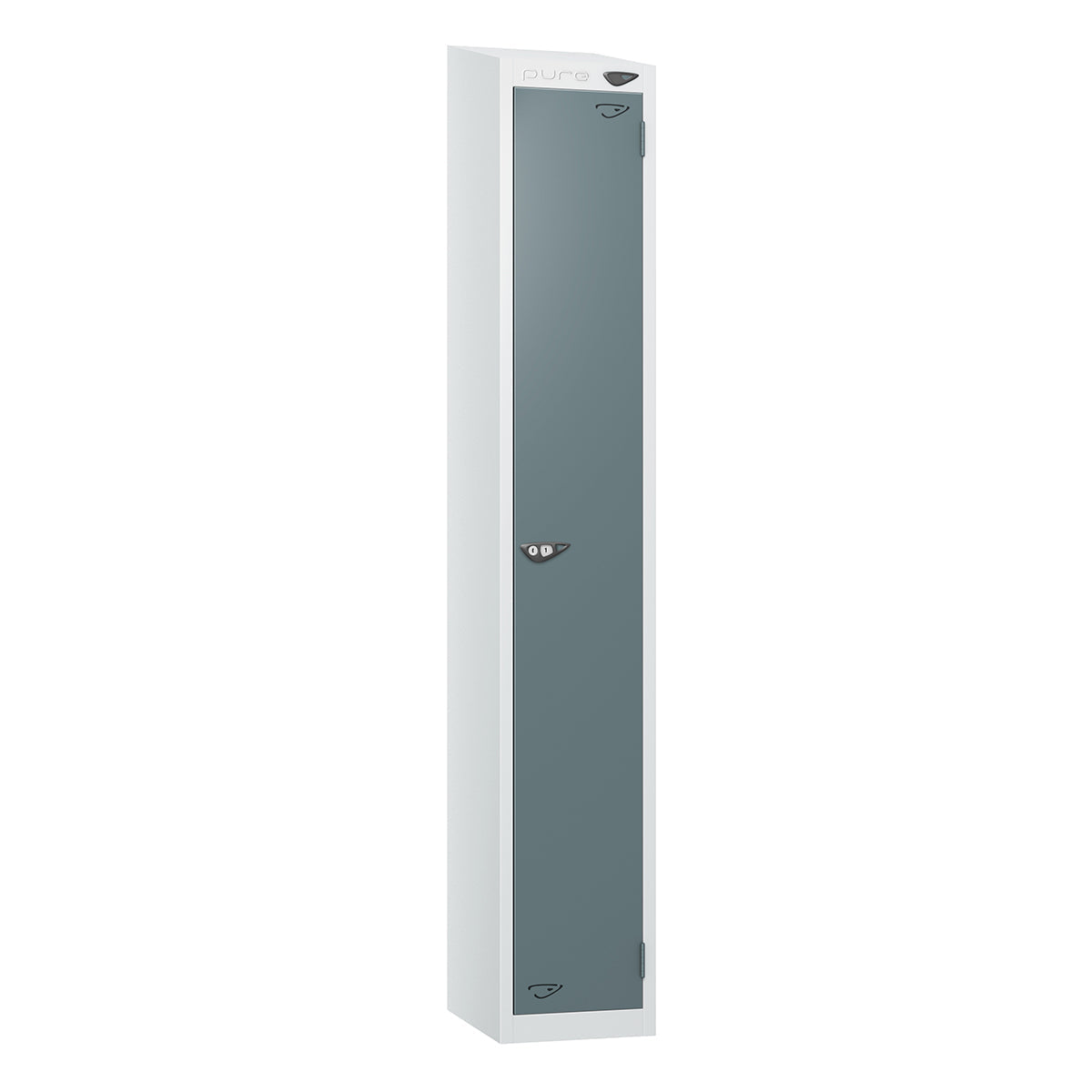 Pure Prime 1 Door Sloping Top Locker H1800xW300xD450mm