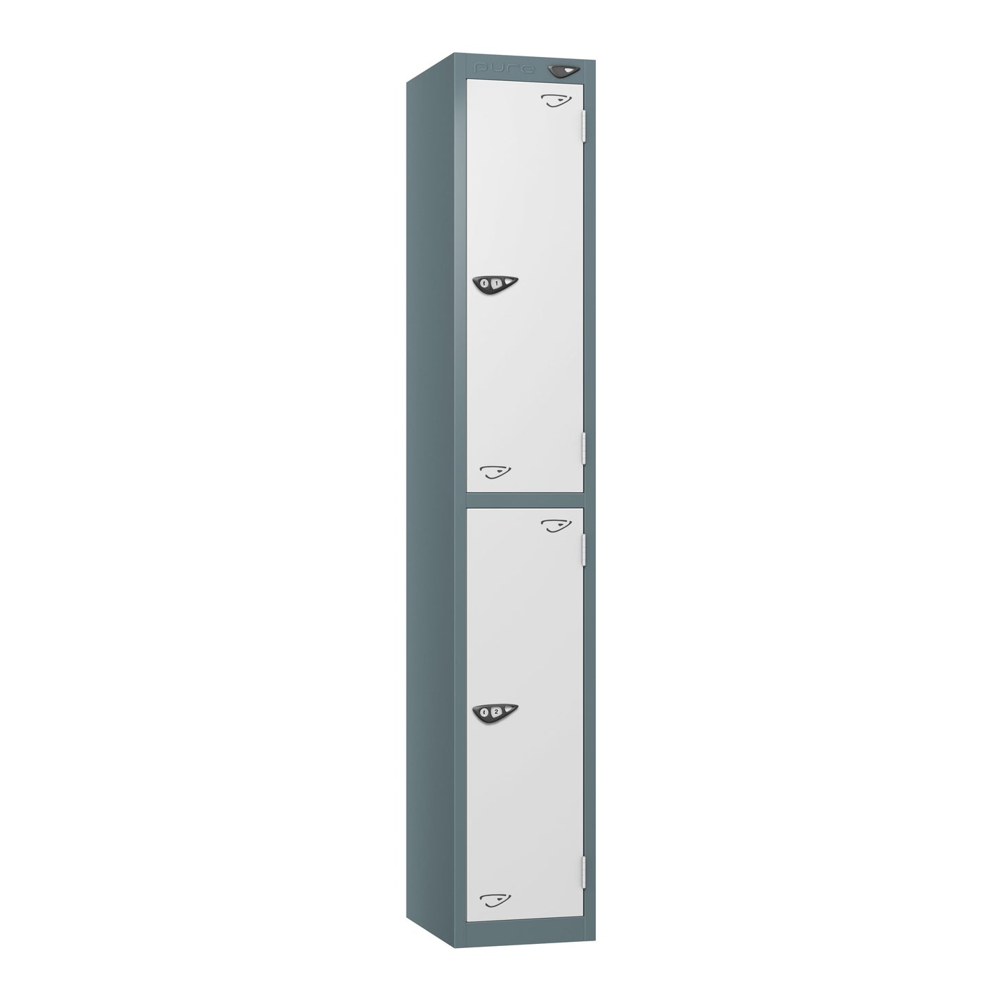 Pure Prime 2 Door Sloping Top Locker H1800xW300xD380mm