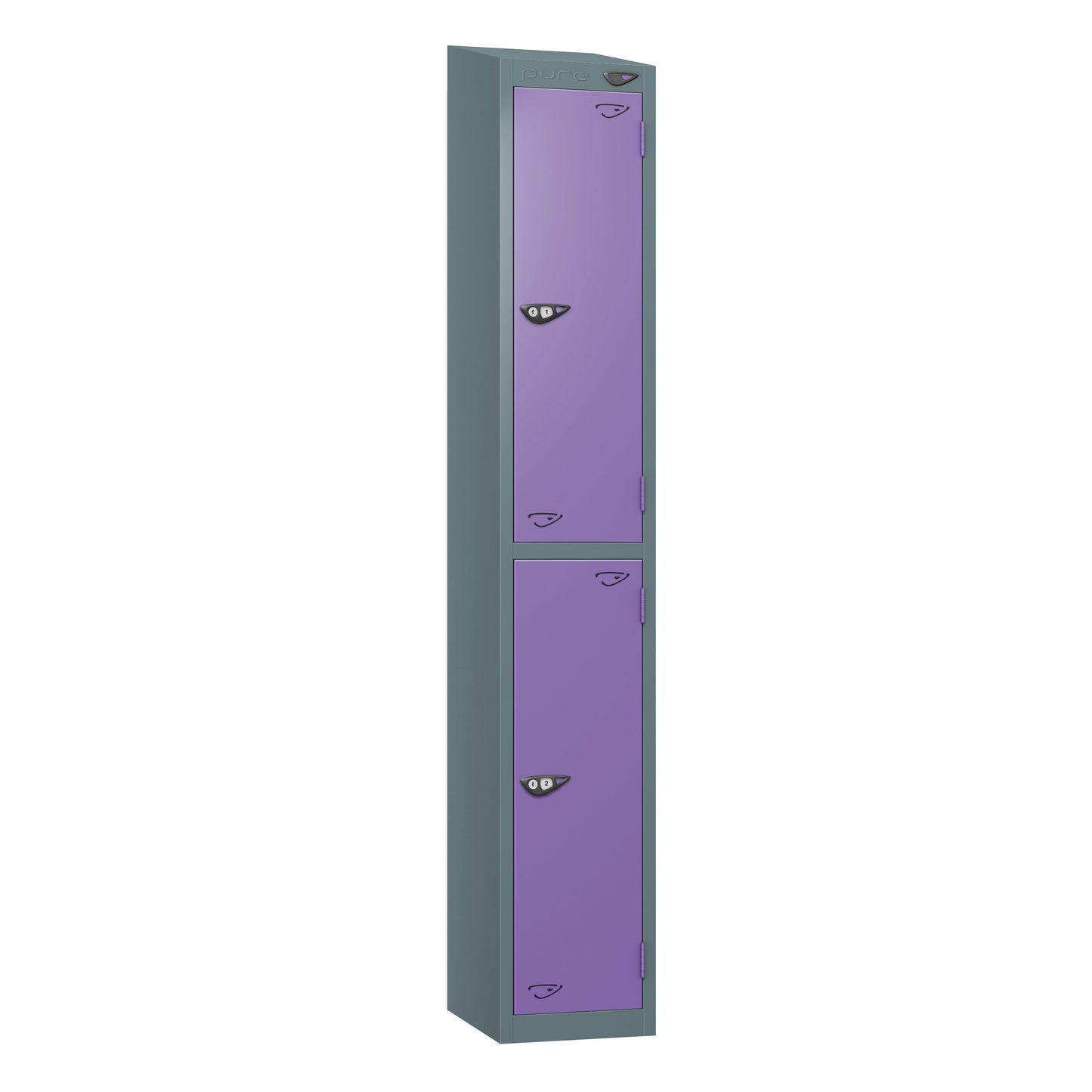 Pure Prime 2 Door Sloping Top Locker H1800xW300xD380mm