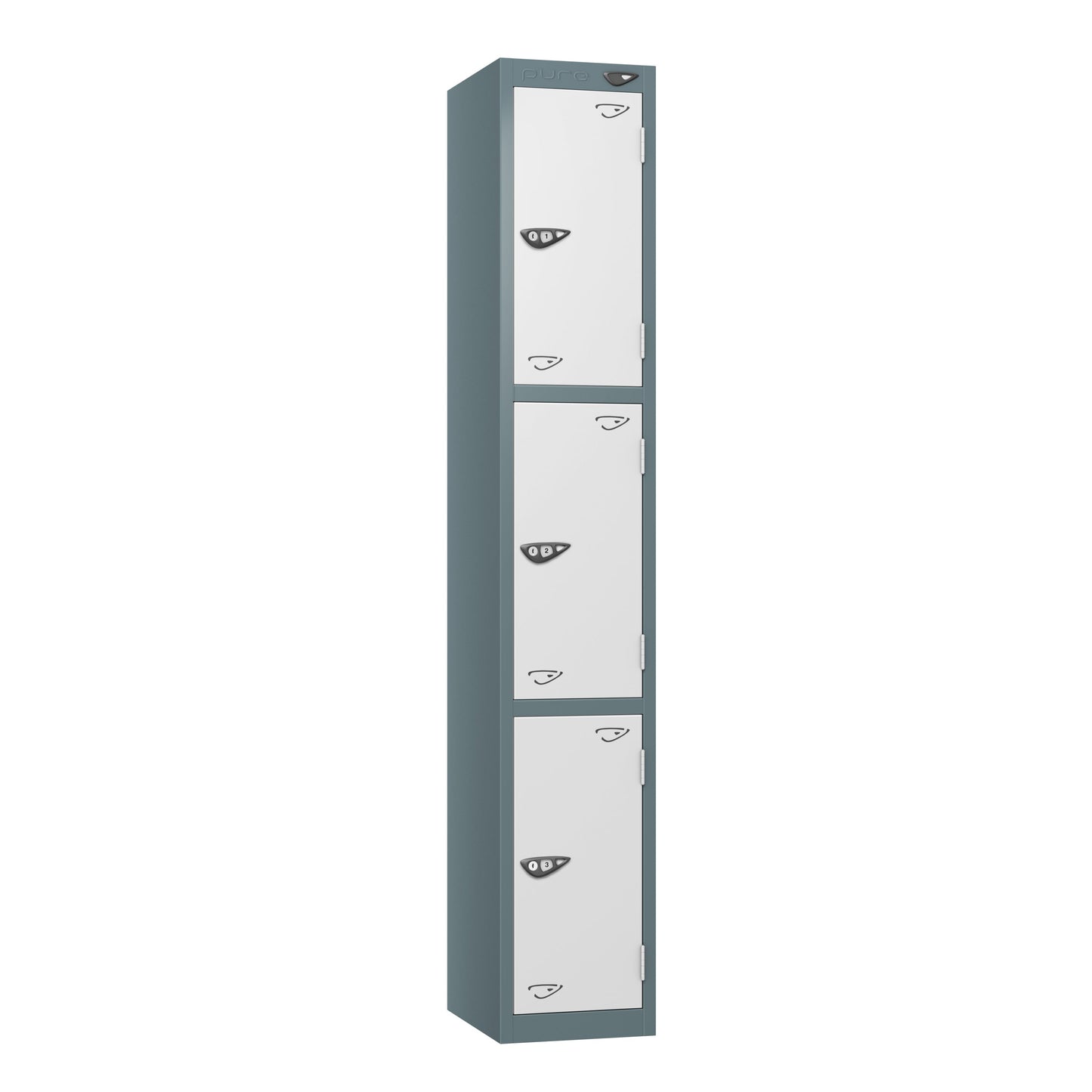 Pure Prime 3 Door Locker H1800xW450xD450mm