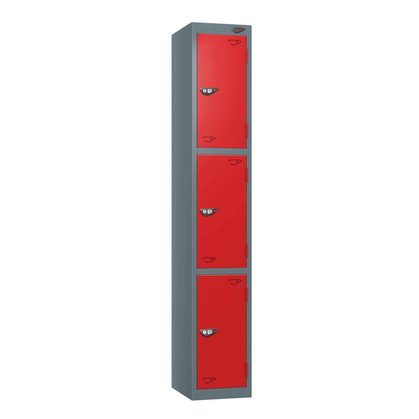 Pure Prime 3 Door Locker H1800xW450xD450mm