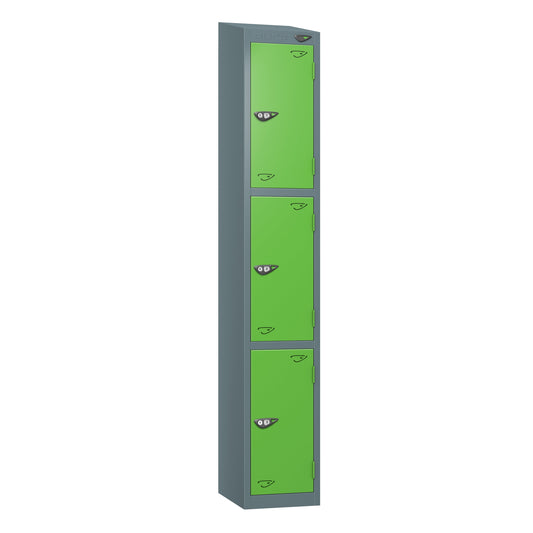 Pure Prime 3 Door Sloping Top Locker H1800xW450xD450mm