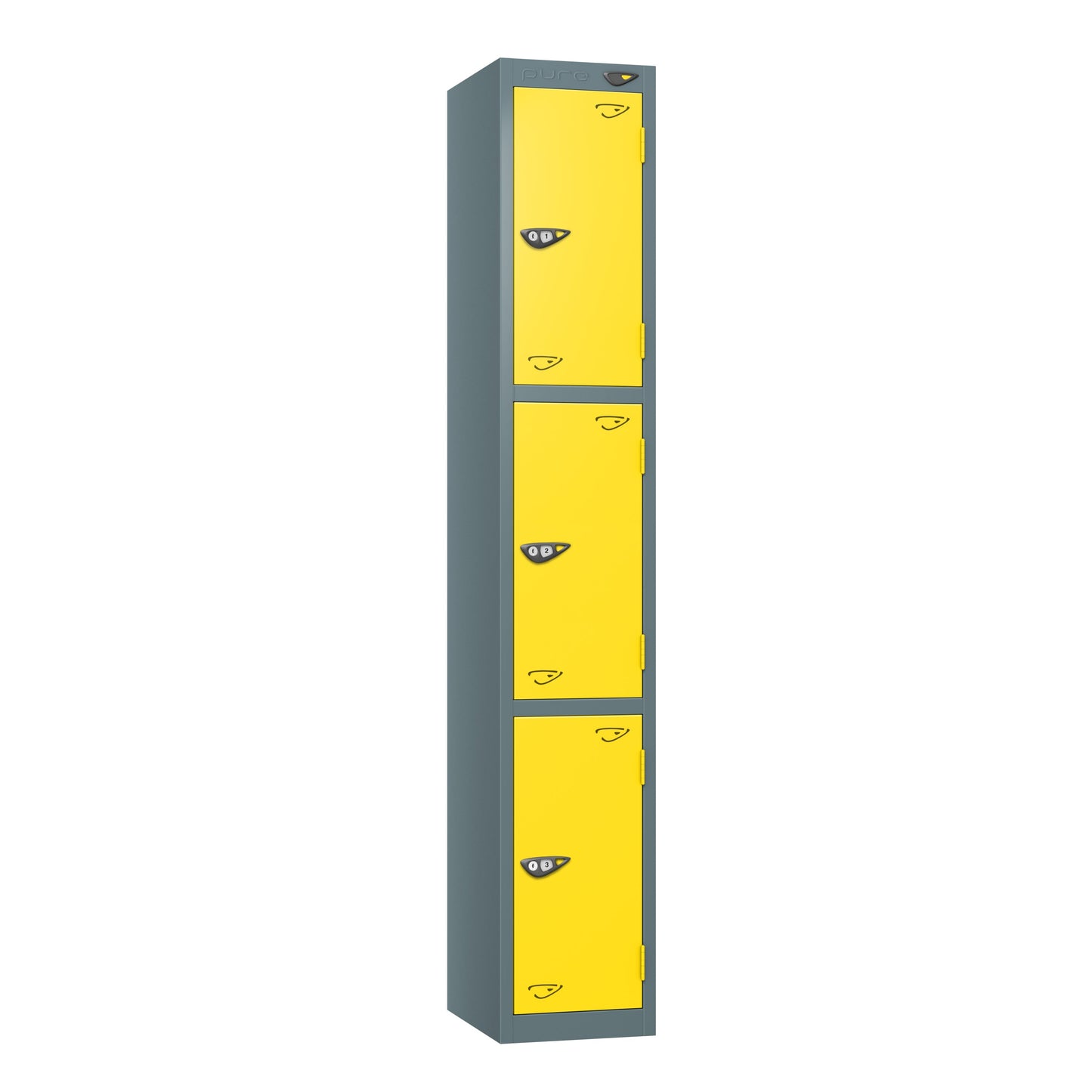 Pure Prime 3 Door Locker H1800xW450xD450mm