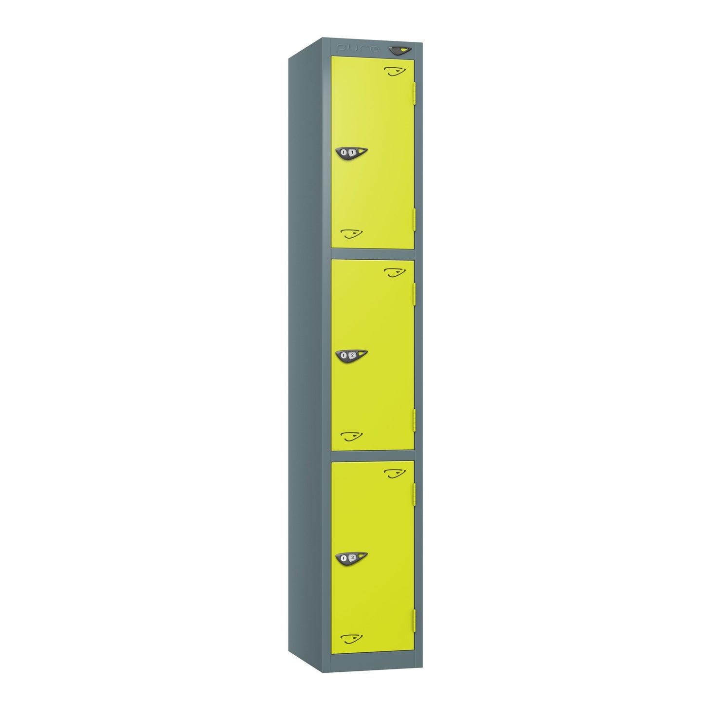 Pure Prime 3 Door Locker H1800xW450xD450mm