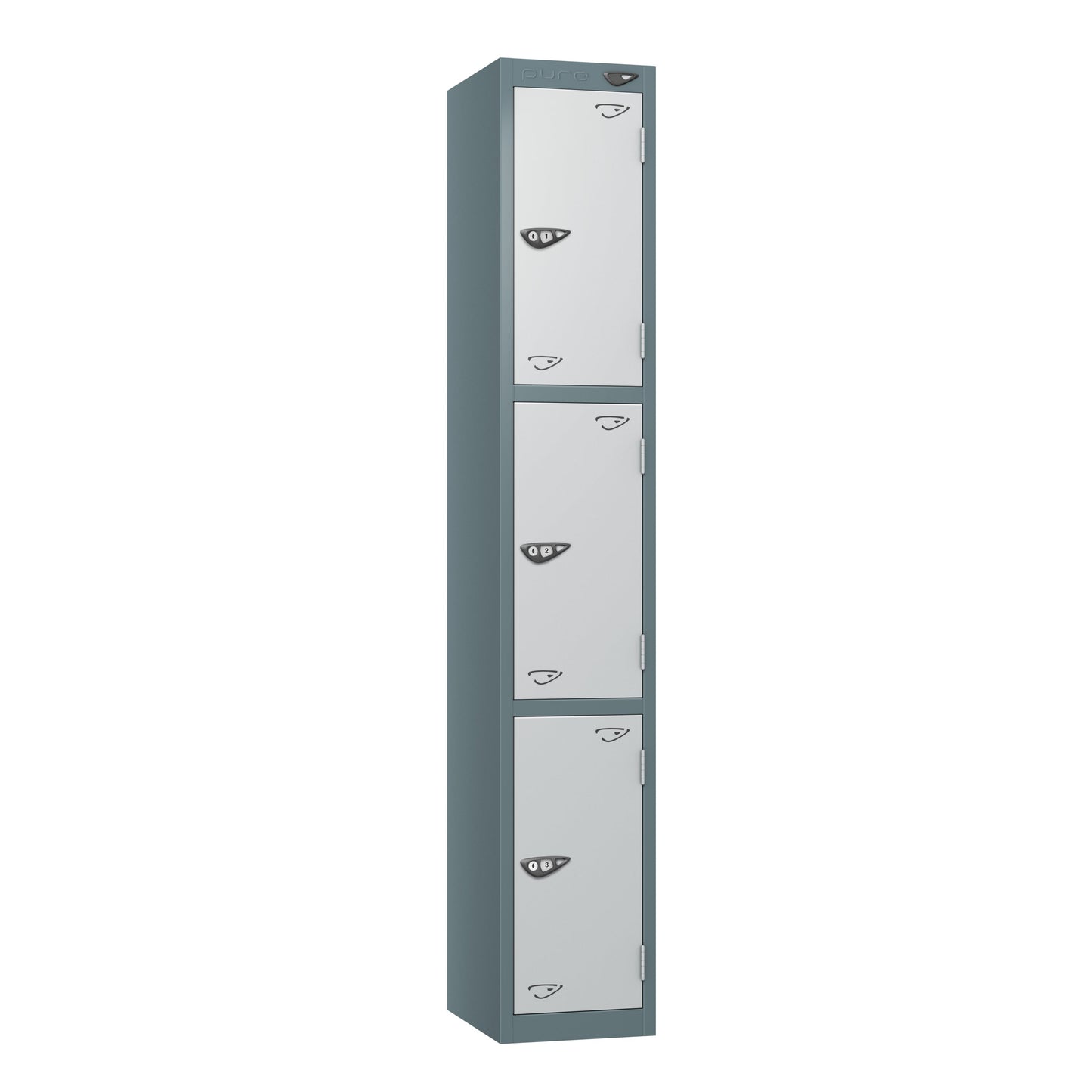 Pure Prime 3 Door Locker H1800xW450xD450mm