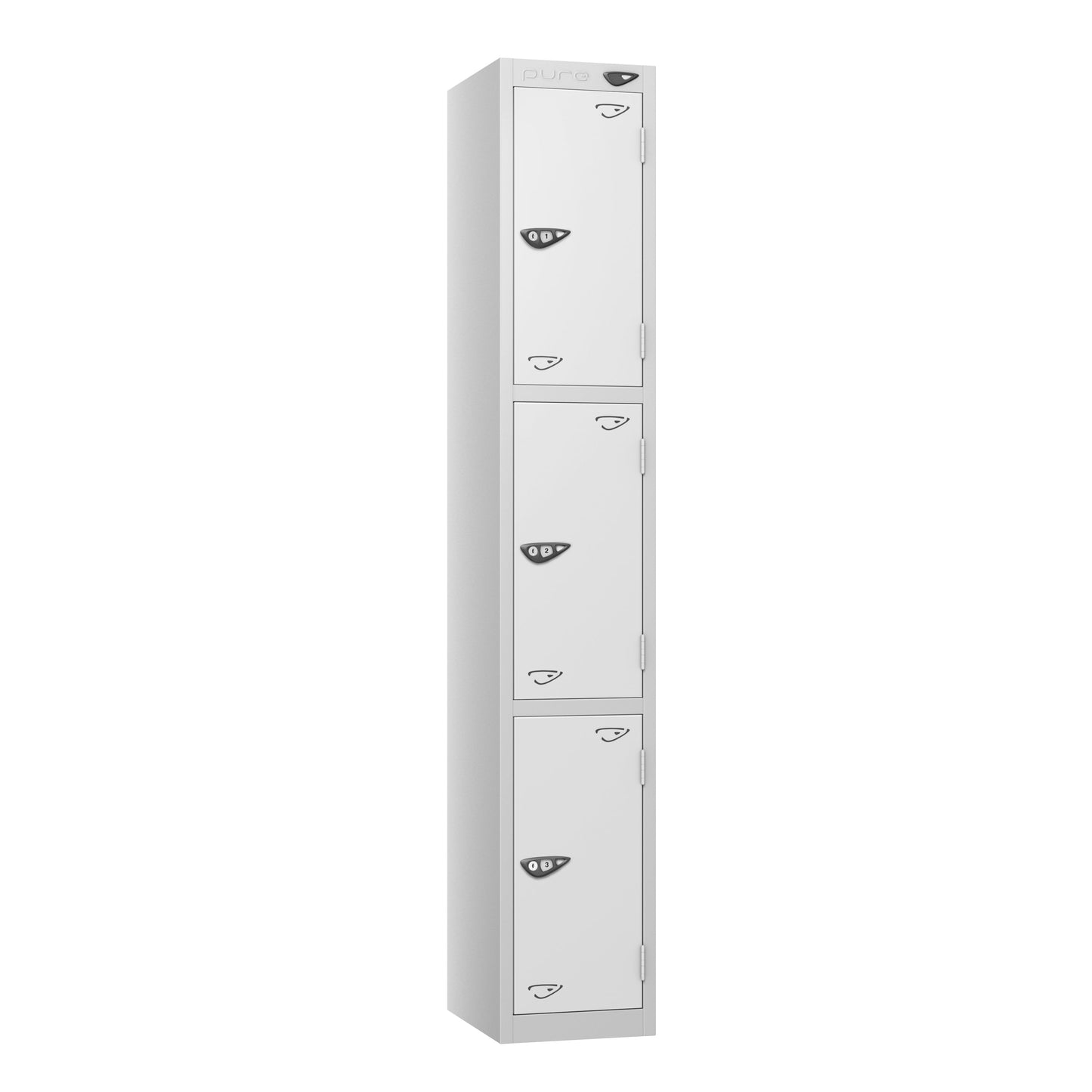 Pure Prime 3 Door Locker H1800xW450xD450mm