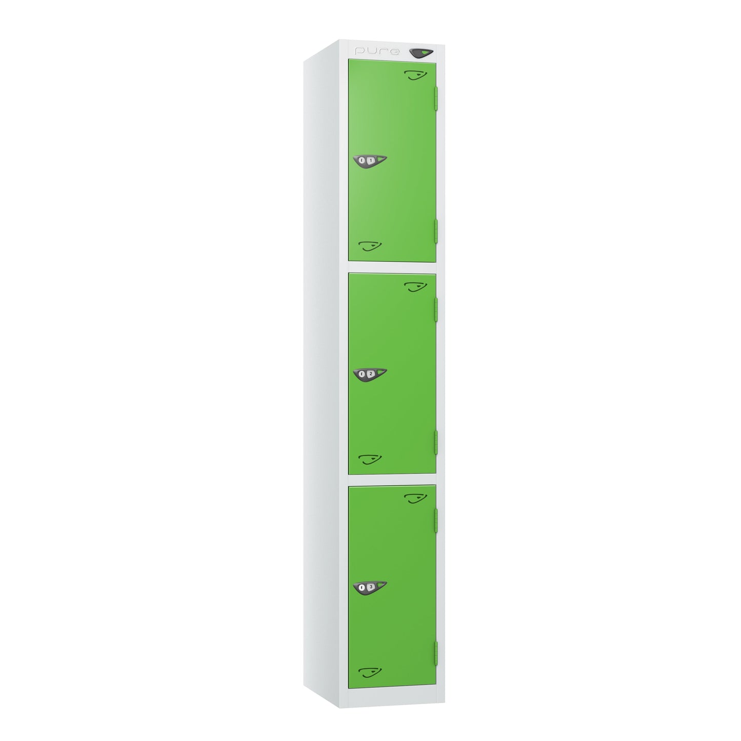 Pure Prime 3 Door Locker H1800xW450xD450mm