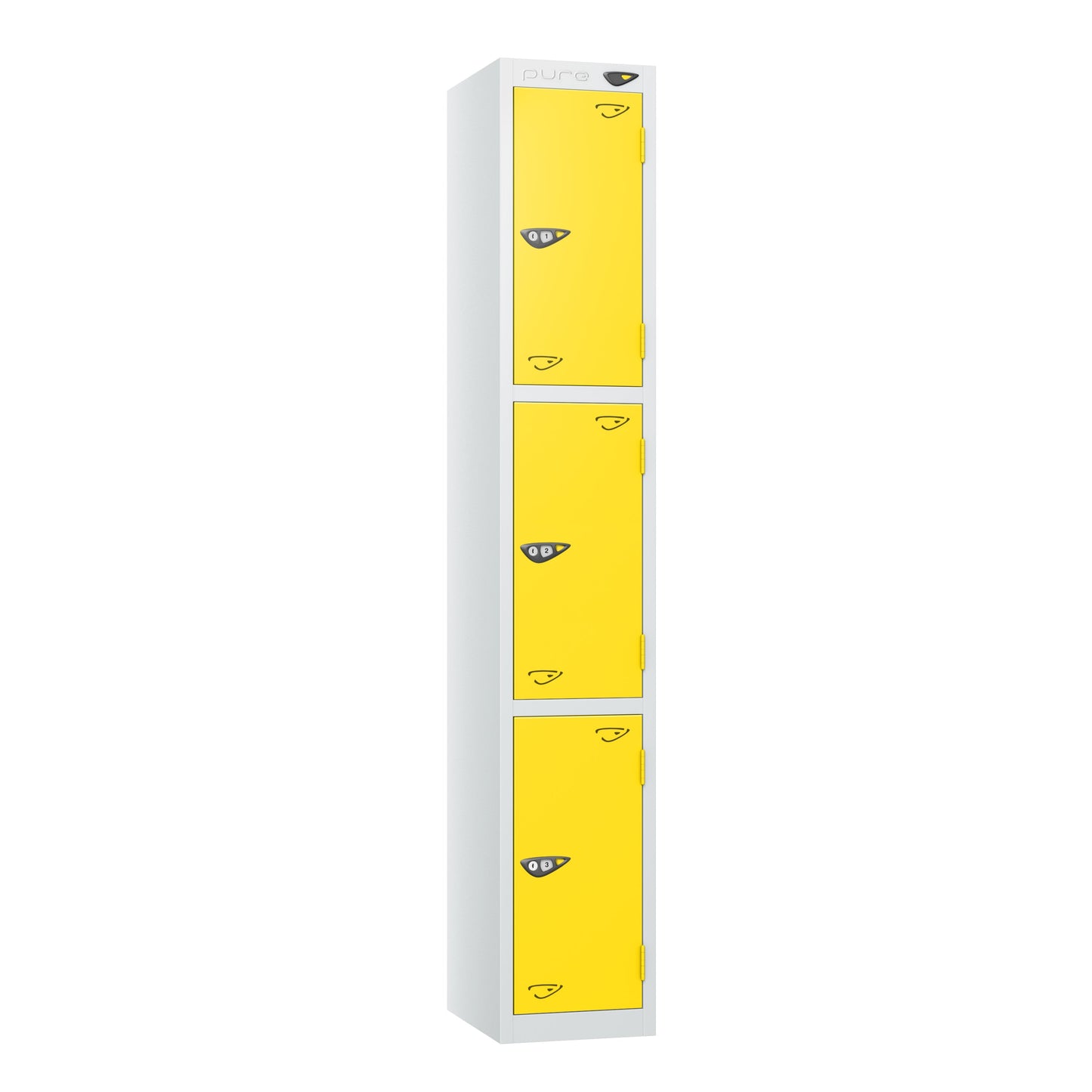 Pure Prime 3 Door Locker H1800xW450xD450mm