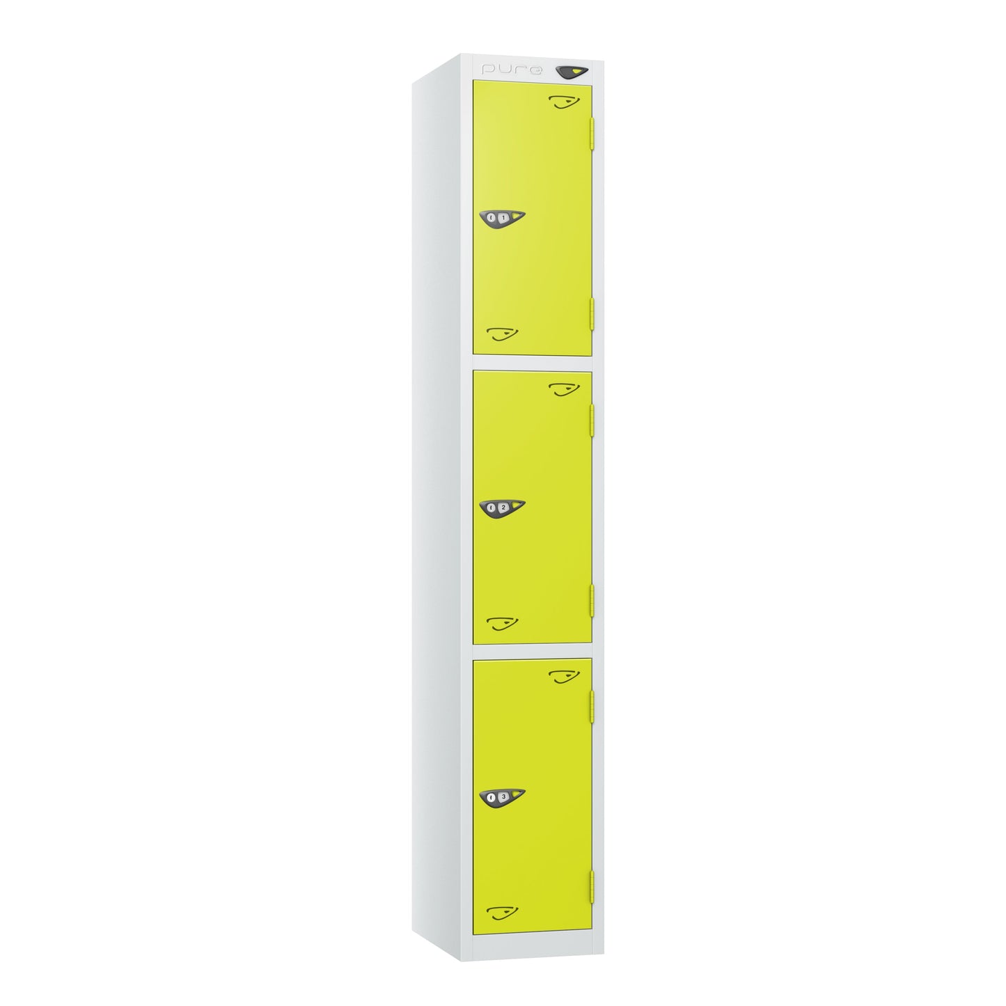 Pure Prime 3 Door Locker H1800xW450xD450mm