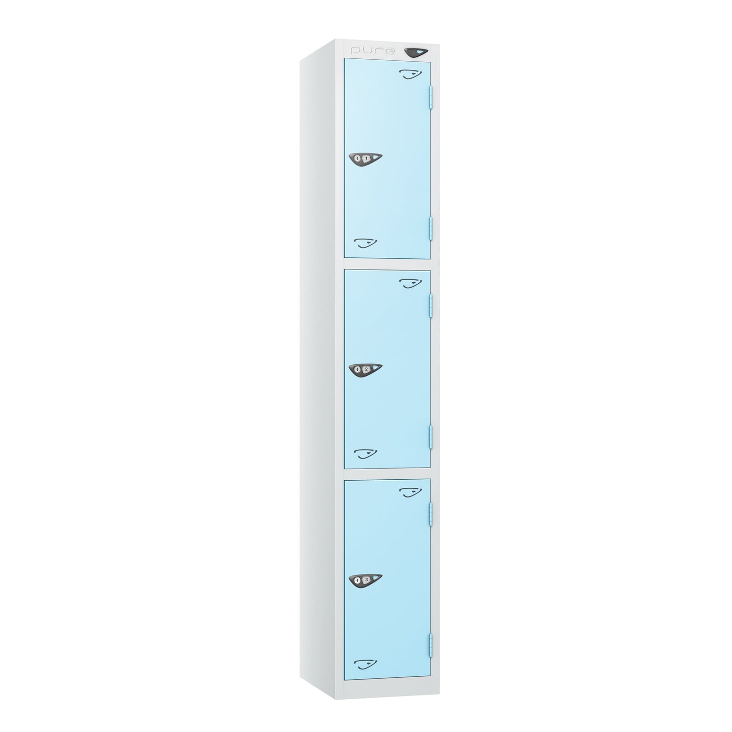 Pure Prime 3 Door Locker H1800xW450xD450mm