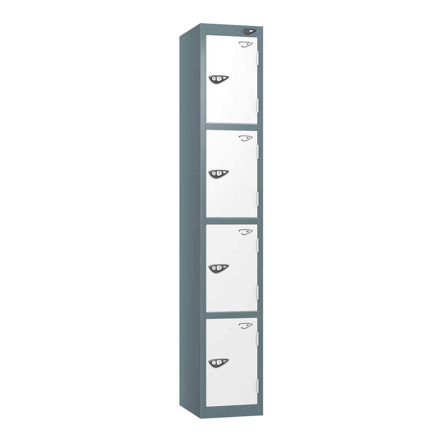 Pure Prime 4 Door Locker H1800xW300xD380mm