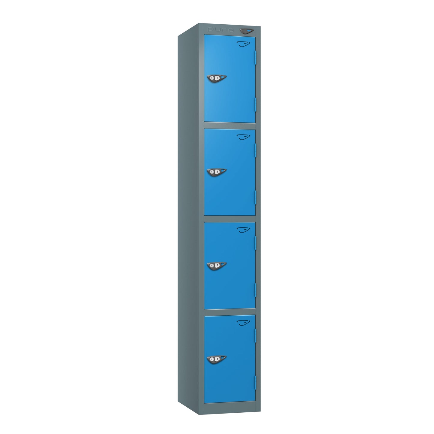 Pure Prime 4 Door Locker H1800xW300xD380mm