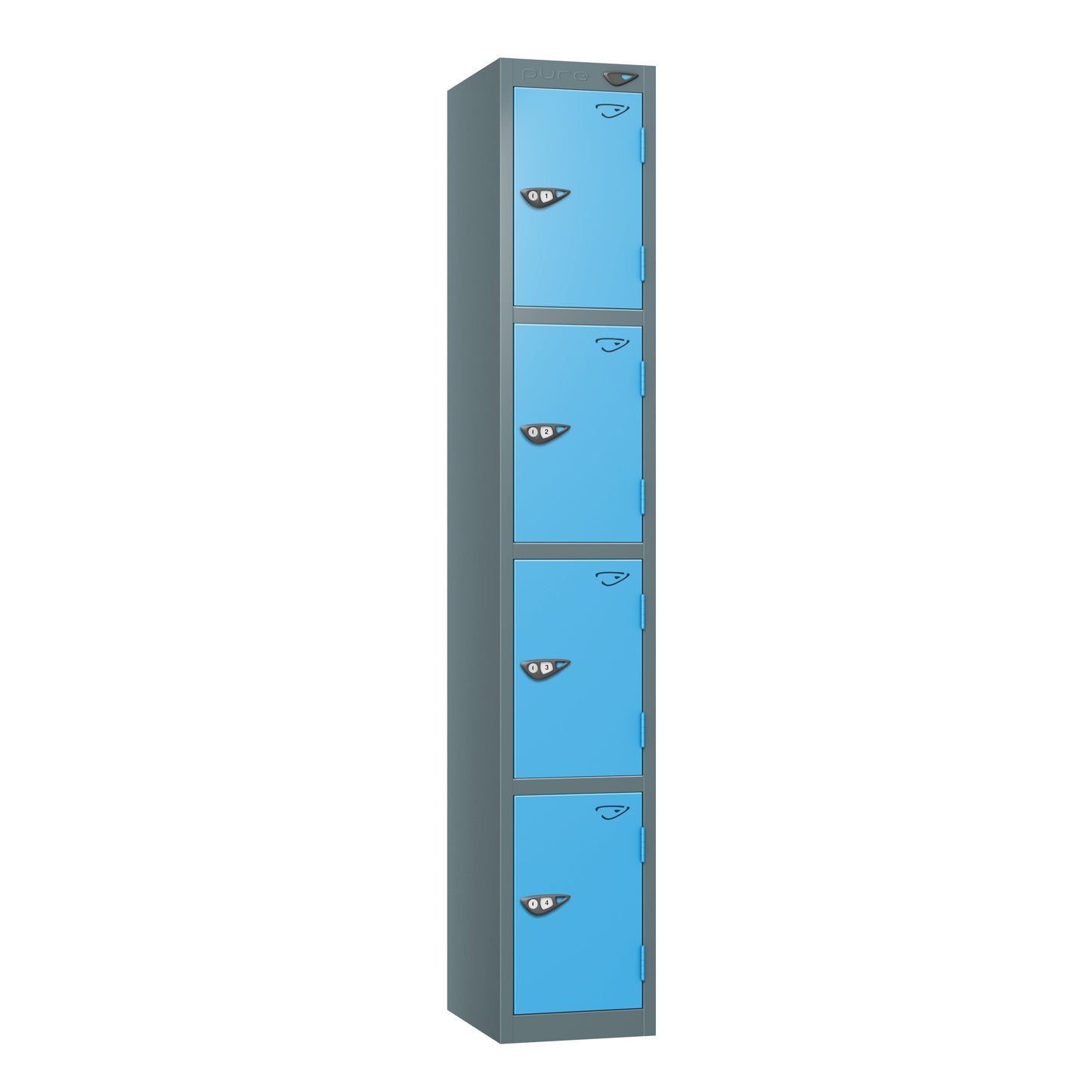 Pure Prime 4 Door Locker H1800xW300xD380mm