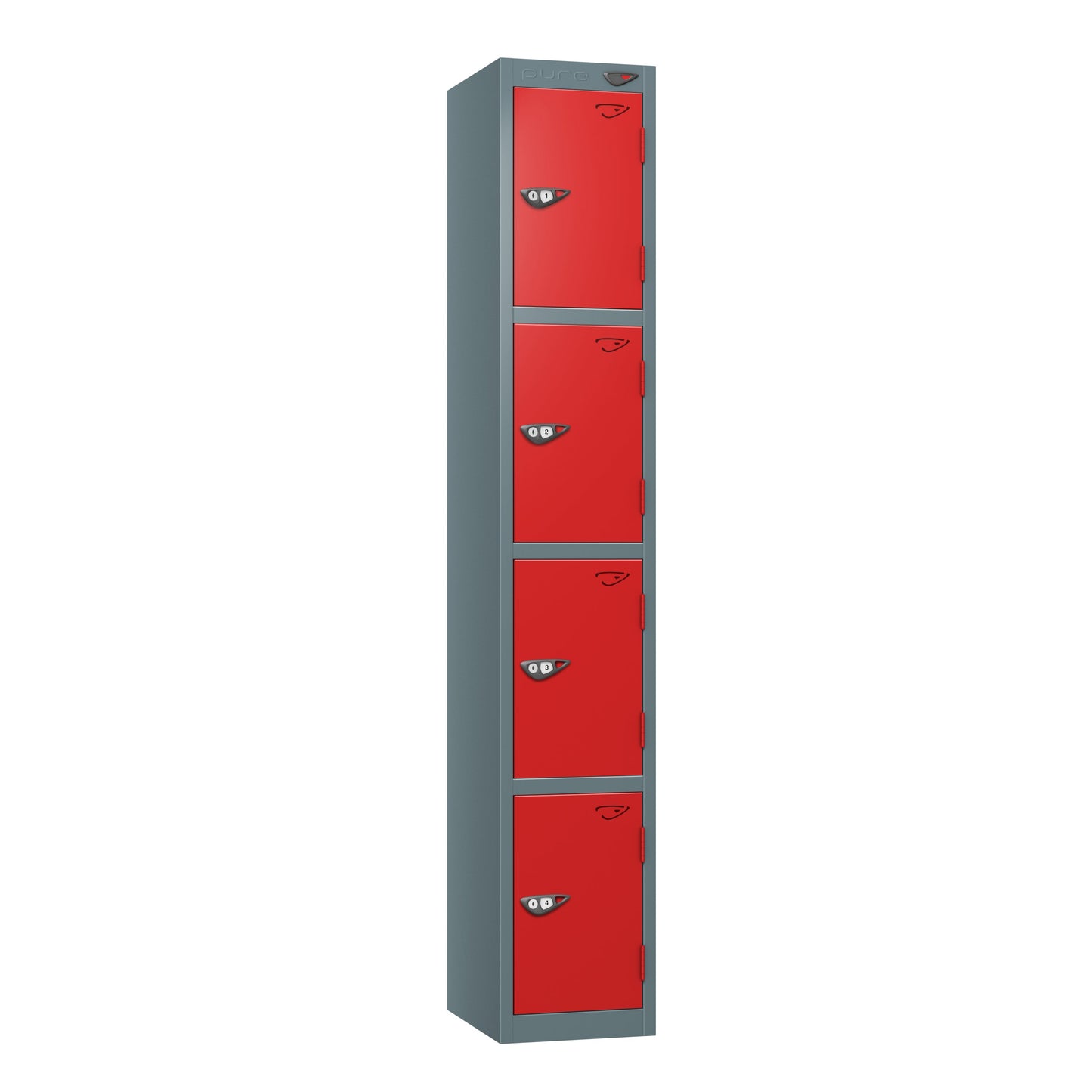 Pure Prime 4 Door Locker H1800xW300xD380mm