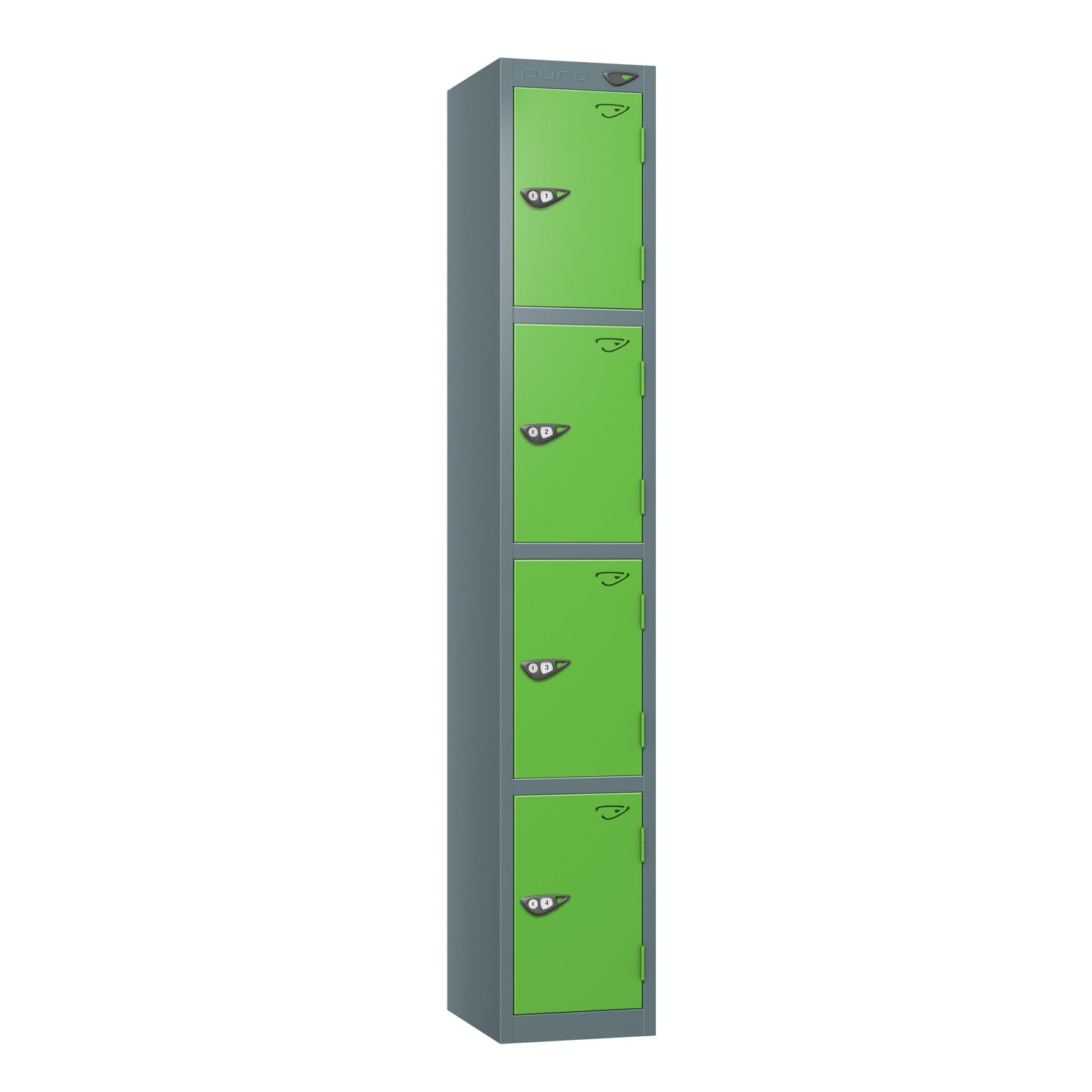 Pure Prime 4 Door Locker H1800xW300xD380mm