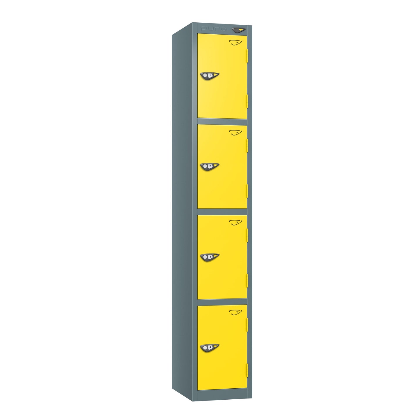 Pure Prime 4 Door Locker H1800xW300xD380mm