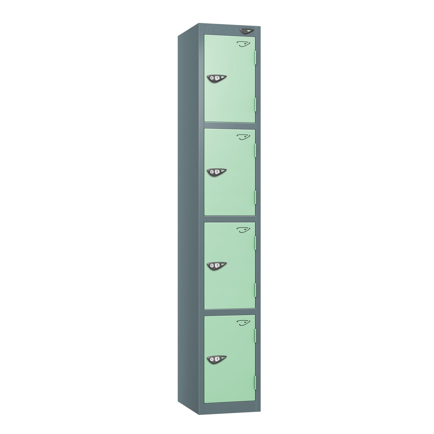 Pure Prime 4 Door Locker H1800xW300xD380mm