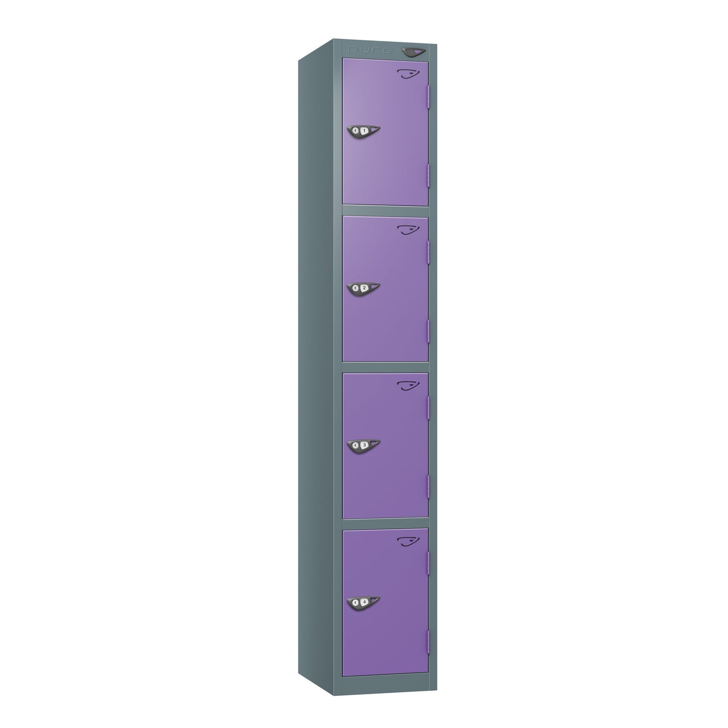 Pure Prime 4 Door Locker H1800xW300xD380mm