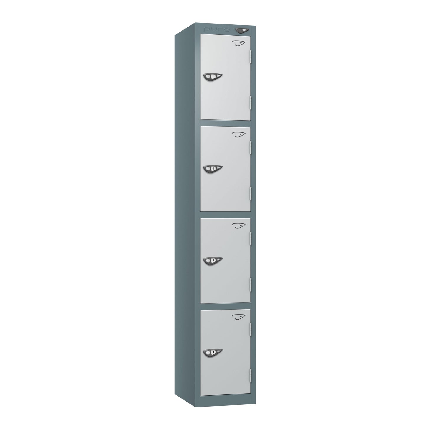 Pure Prime 4 Door Locker H1800xW300xD380mm