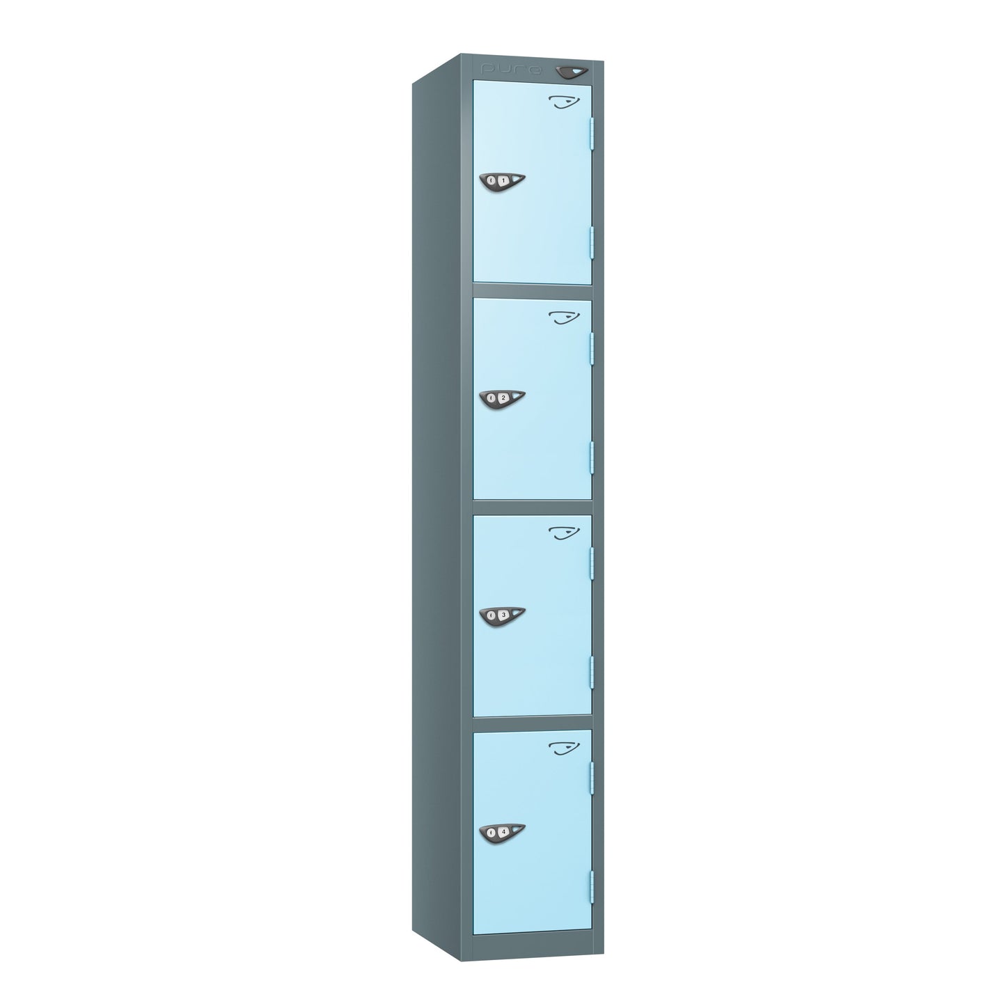 Pure Prime 4 Door Locker H1800xW300xD380mm