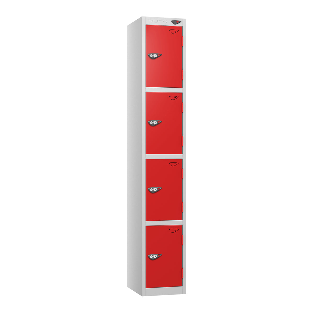 Pure Prime 4 Door Locker H1800xW300xD380mm