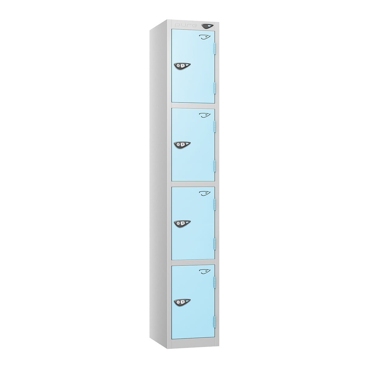 Pure Prime 4 Door Locker H1800xW300xD380mm